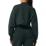 Кроп-топ для женщин с водолазкой Moderate Alo Yoga, winter frost - фото 6