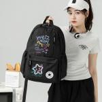 Converse Полиэстеровый рюкзак обычный унисекс черный, Sun - фото 7