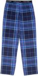 Пижамные брюки Calvin Klein для мальчиков из супермягкой микрофибры с начесом, Blue Classic Plaid - фото 2