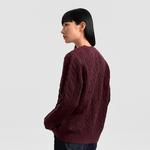 Женский свитер Lee, Burgundy - фото 11