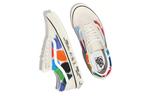 Кроссовки Vans Old Skool Skateboard Shoes Unisex Low-Top White Red Blue - фото 3