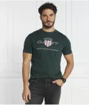 Футболка Regular fit Gant, зеленый - фото 3