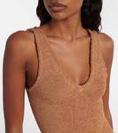 Купальник Sadie Hunza G, Metallic Cocoa - фото 4