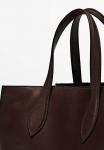 Сумка-тоут Massimo Dutti, цвет Mottled Brown - фото 2