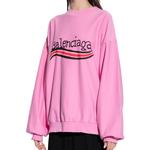 Свитшот женский Balenciaga, розовый - фото 2