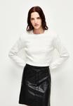 Свитер CROP adL, белый - фото