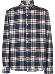 Orian фланелевая рубашка в клетку, синий - фото