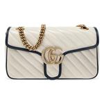 Сумка marmont series bag pack small white Gucci, белый - фото