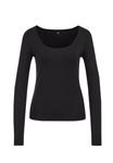 Топ WE Fashion Long sleeved top, Black - фото 5