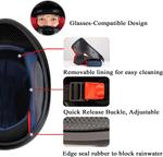 Шлем интеграл YEATLM с микрофоном, черный - фото 8