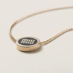 Металлическое ожерелье MIU MIU, черный - фото 3