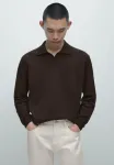 Свитер-Поло Massimo Dutti, Dark Brown - фото