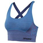 Спортивный топ Hummel Cleaa Seamless, синий - фото 3