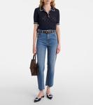 Вязаная поло для новичков Frame, Navy Multi - фото 2