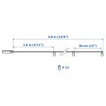 Светодиодная гирлянда с 12 лампами IKEA, черный - фото 5