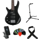 Бас-гитара для левши Ibanez miKro GSRM20 Essential Bundle - черная - фото 3