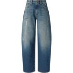 Джинсы с эффектом потертостей PINKO, индиго - фото