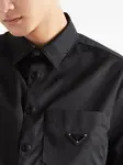Рубашка Re-Nylon с логотипом Prada, черный - фото 5