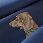 HERMES Шёлковый шарф, Marine Blue - фото 6