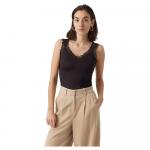 Футболка Vero Moda Rosa Jrs sleeveless T-shirt, черный - фото