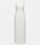 Льняное платье макси Bettina SIR, белый - фото