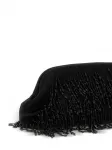 Клатч с бахромой из бисера Alberta Ferretti, черный - фото 3