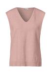 Джемпер Street One ÄRMELLOSER V-NECK, Rosa/Mottled Light Pink - фото 6