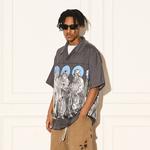 Футболка унисекс синяя черная EMPTY REFERENCE - фото 6