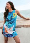 Платье Next Day dress, Bright Blue Palm Print/Blue - фото 5