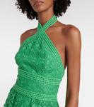 Платье миди с халтернеем Elie Saab, Marisa Green - фото 4