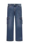 Джинсы Levi's детские 94 BAGGY CARGO, бирюзовый - фото 2