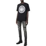 Потертые узкие джинсы BALMAIN, черные - фото 3