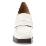 Лоферы Ezzey на широком блочном каблуке Journee, белый - фото 4