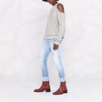 DSQUARED 2 DSQUARED2 укороченные джинсы с потертостями - фото 6