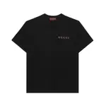 Футболка Printed Jersey GUCCI, черный - фото