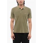 Поло из вышитой ткани тон-в-тон Woolrich, Green - фото