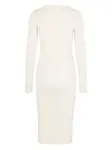 Платье миди Jenari с длинными рукавами Samsoe Samsoe, нейтральный - фото 3