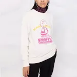 MARC JACOBS Свитшот Women's White Crew Neck Moderate Regular - фото 3