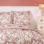 Постельное белье Estella Interlock Jersey 6955-290 Пейсли Коралл 135х200 - фото 5