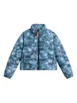 Стеганая куртка с принтом Woolrich Kids, синий - фото