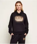 Толстовка relaxed fit Ea7, черный - фото