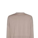 Свитер с интарсией логотипом MaxMara, коричневый - фото 8