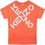 Детское платье KENZO, оранжевый - фото 3