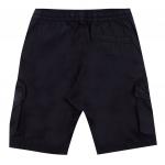 Черные шорты-бермуды Stone Island, черный - фото