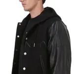Капюшон Большая Бейсбольная Куртка Givenchy, Черный - фото 7