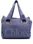 Большая сумка-тоут Plage Chloé, синий - фото