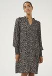 Платье Kaffe Day dress, Black Elephant Graphic Lines/Brown - фото