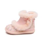 Детские утепленные ботинки Kids Budding, розовый - фото