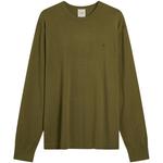 Джемпер с вышитым логотипом Calvin Klein, синий - фото 5