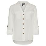 Рубашка Vero Moda Bumpy New Tall, белый - фото